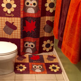 Tapete De Banheiro Matriz Personalizada de Colagem de Tecido de Queda