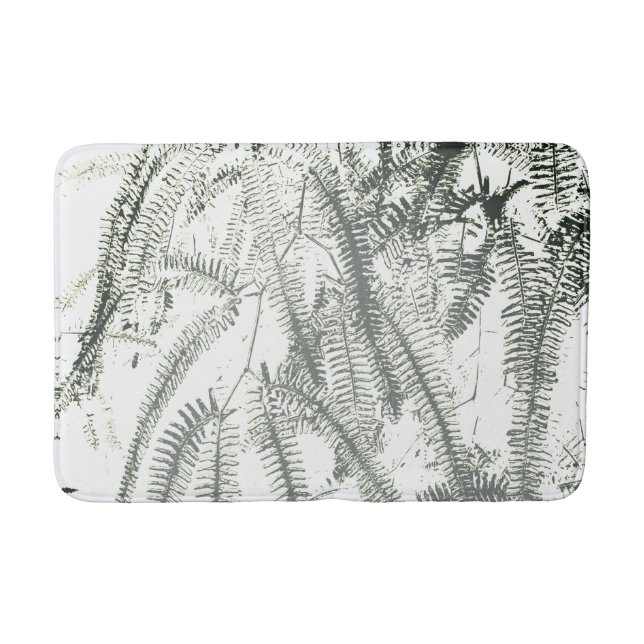 Tapete De Banheiro Matriz verde-esverdeada elegante (Frente)