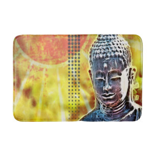 Tapete De Banheiro Meditação Yoga Nova Idade Espiritual Zen Buddha