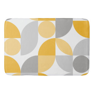Tapete De Banheiro Meio século amarelo Abstrato geométrico Cinza mode