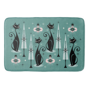 Tapete De Banheiro meio século Atômico Natal ©studioxtine