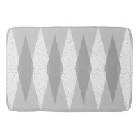 Meio século Moderna Argyle Bath Mat