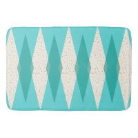 Meio século Moderno Argyle Bath Mat