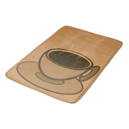 Tapete De Banheiro Meio século Moderno Café Marrom
