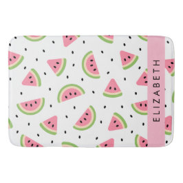 Tapete De Banheiro Melancias Rosa, Sementes De Melancia, Seu Nome