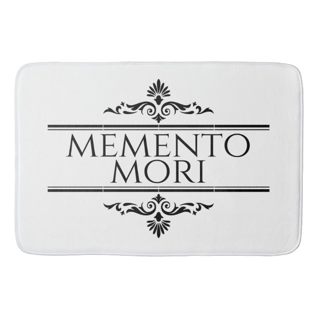Tapete De Banheiro Memento Mori (Frente)