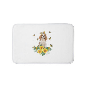 Tapete De Banheiro Meninas Mulheres Mãe Cavaleiro Rei Charles Spaniel