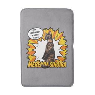 Tapete De Banheiro Merenda Sinoira Cat – Torino Vintage Pop Art