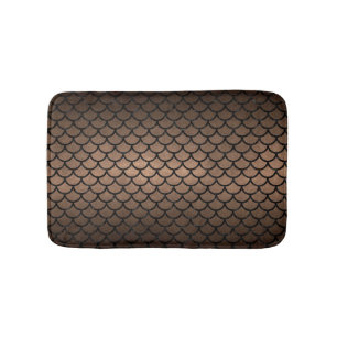 TAPETE DE BANHEIRO METAL PRETO DO MÁRMORE SCALES1 & DO BRONZE (R)