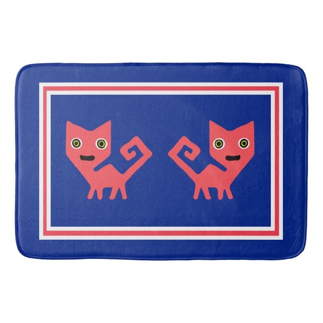 Tapete De Banheiro Meu Gato Gatinho Bobo (Frente)