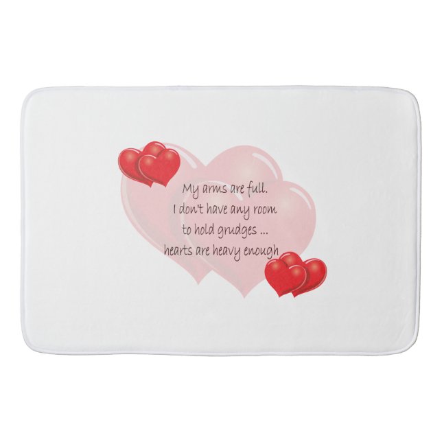 Tapete De Banheiro Meus braços estão ocupados  (Frente)