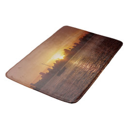 Tapete De Banheiro Miami Skyline no Sunset