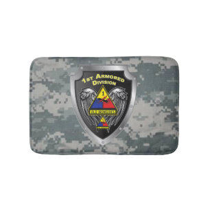 Tapete De Banheiro Mighty 1rua Armored Division "Old Ironsides"