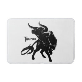 Tapete De Banheiro Mighty Taurus, o Bull Zodiac Inicial