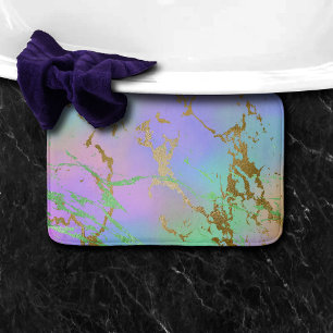 Tapete De Banheiro Milênio Marble Jogo-Arco-Íris Coletivo Ombre