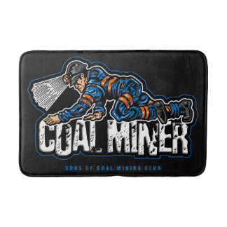 TAPETE DE BANHEIRO MINERADOR DE CARVÃO RASTEJANTE