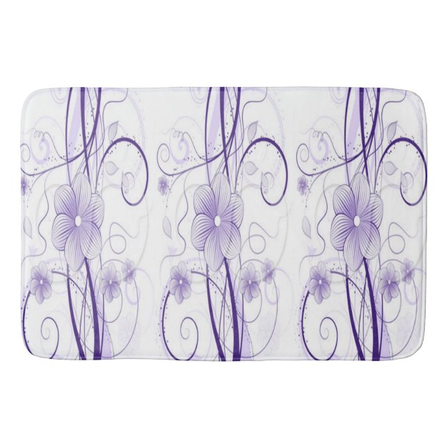 Tapete De Banheiro Miriam Purple Bath Mat (Frente)