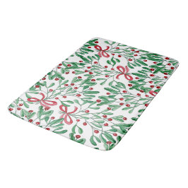 Tapete De Banheiro Mistério Russo de Natal Com Cores-d'água pintado à