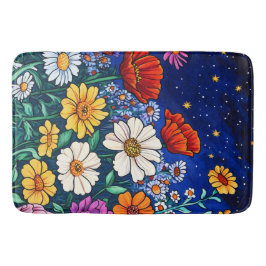 Tapete De Banheiro Mistura de flores