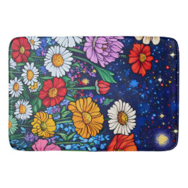 Tapete De Banheiro Mistura de flores