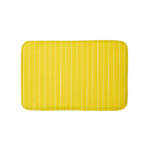 Tapete De Banheiro Modelo Branco Amarelo Elegante moderno