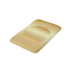 Tapete De Banheiro Modelo de Vazio de Glamor Dourado Faux Elegante Pe