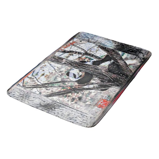 Tapete De Banheiro Modelos De Urso: Panda Life 01-03 (Angulado)