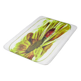 Tapete De Banheiro Modelos Insetos: Ladybug Life 01-04