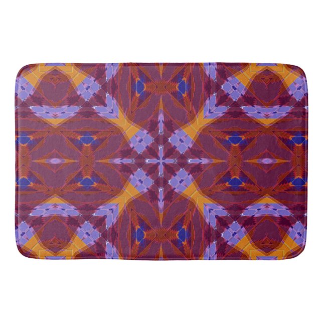 Tapete De Banheiro Modern Native American 38A-B Options Bath Mat (Frente)