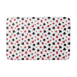 Tapete De Banheiro Modern Playing Card Suits Pattern