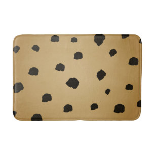 Tapete De Banheiro Moderno Bege Dourado Goldenrod Mancha Preta