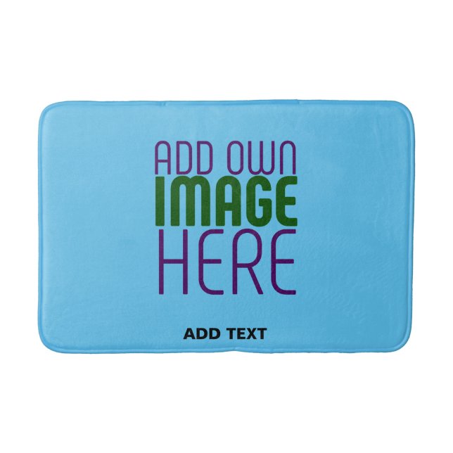 TAPETE DE BANHEIRO MODERNO EDITABLE SWAG SKY BLUE IMAGE TEXTO MODELO (Frente)