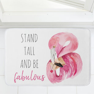 Tapete De Banheiro Moderno Exótico Altura E Fabuloso Flamingo BE