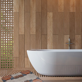 Tapete De Banheiro Moderno Taupe Denim e Feira