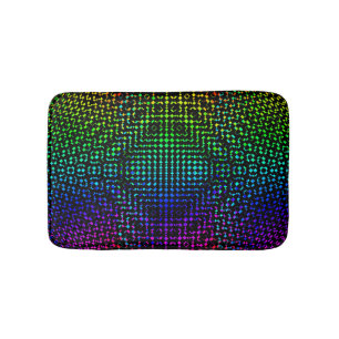 Tapete De Banheiro Moire Checkers por Kenneth Yoncich