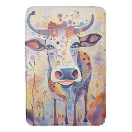 Tapete De Banheiro Molho Branco, Cor-de-Água, Cor Azul