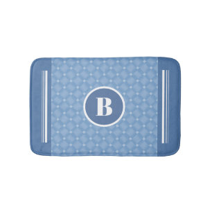 Tapete De Banheiro Monograma Blue Diamond Baby Nursery Mat