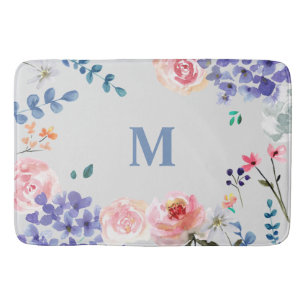 Tapete De Banheiro Monograma Boho