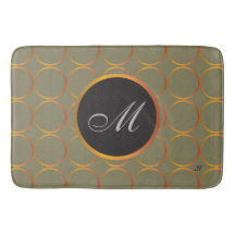 Monograma dos anéis Dourados