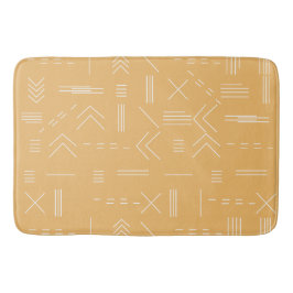 Tapete De Banheiro Monograma Geométrico Yellow Modern Boho