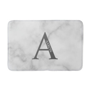 Tapete De Banheiro Monograma Personalizado e Matriz de Banheiro de No