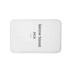 Tapete De Banheiro monograma simples personalizado adicione seu nome
