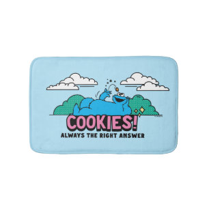 Tapete De Banheiro Monstro de cookies Cookies Sempre a resposta cer