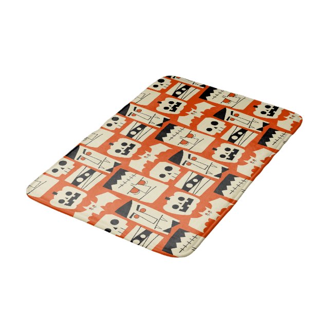 Tapete De Banheiro Monstros Retro Mod (Angulado)
