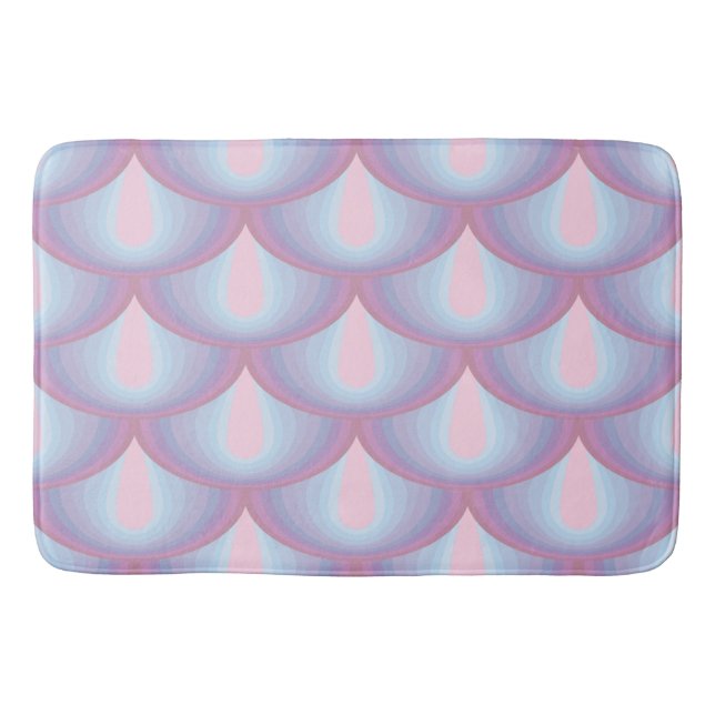 Tapete De Banheiro Moonstone Scales Bath Mat (Frente)