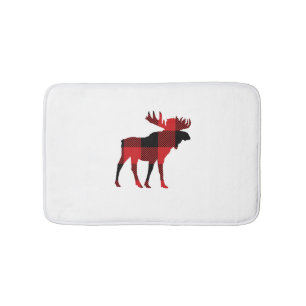 Tapete De Banheiro Moose Buffalo Check Mountain Living Mat