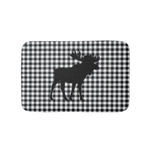 Tapete De Banheiro Moose Buffalo Check Mountain Living Mat