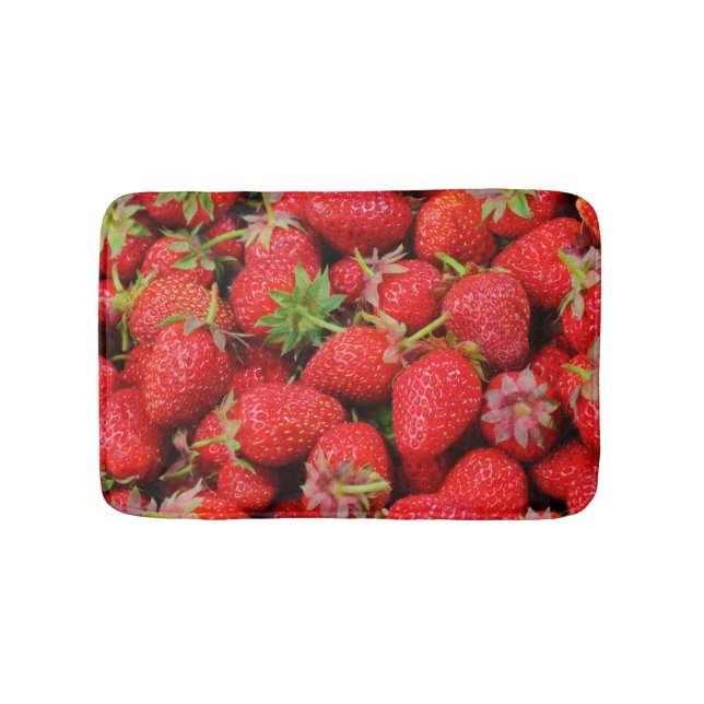 Tapete De Banheiro Morangos (frente)