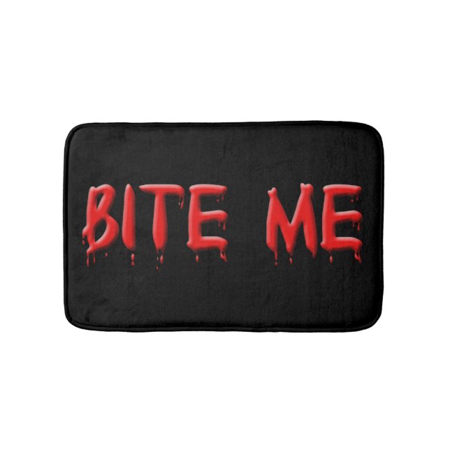Tapete De Banheiro Morda-me Bath Mat (frente)