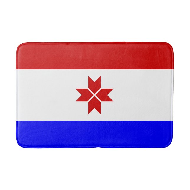 Tapete De Banheiro Mordovia Flag (Frente)